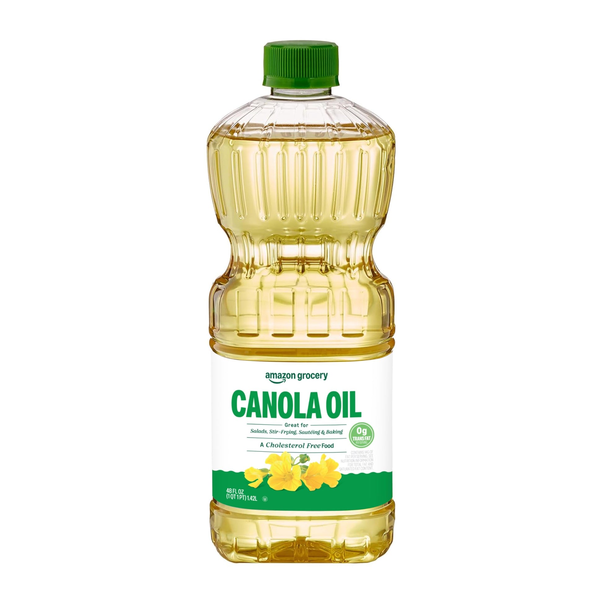 Amazon Grocery Canola Oil, 48 Fl Oz, Pack of 1, Previously Happy Belly, Packaging May Vary