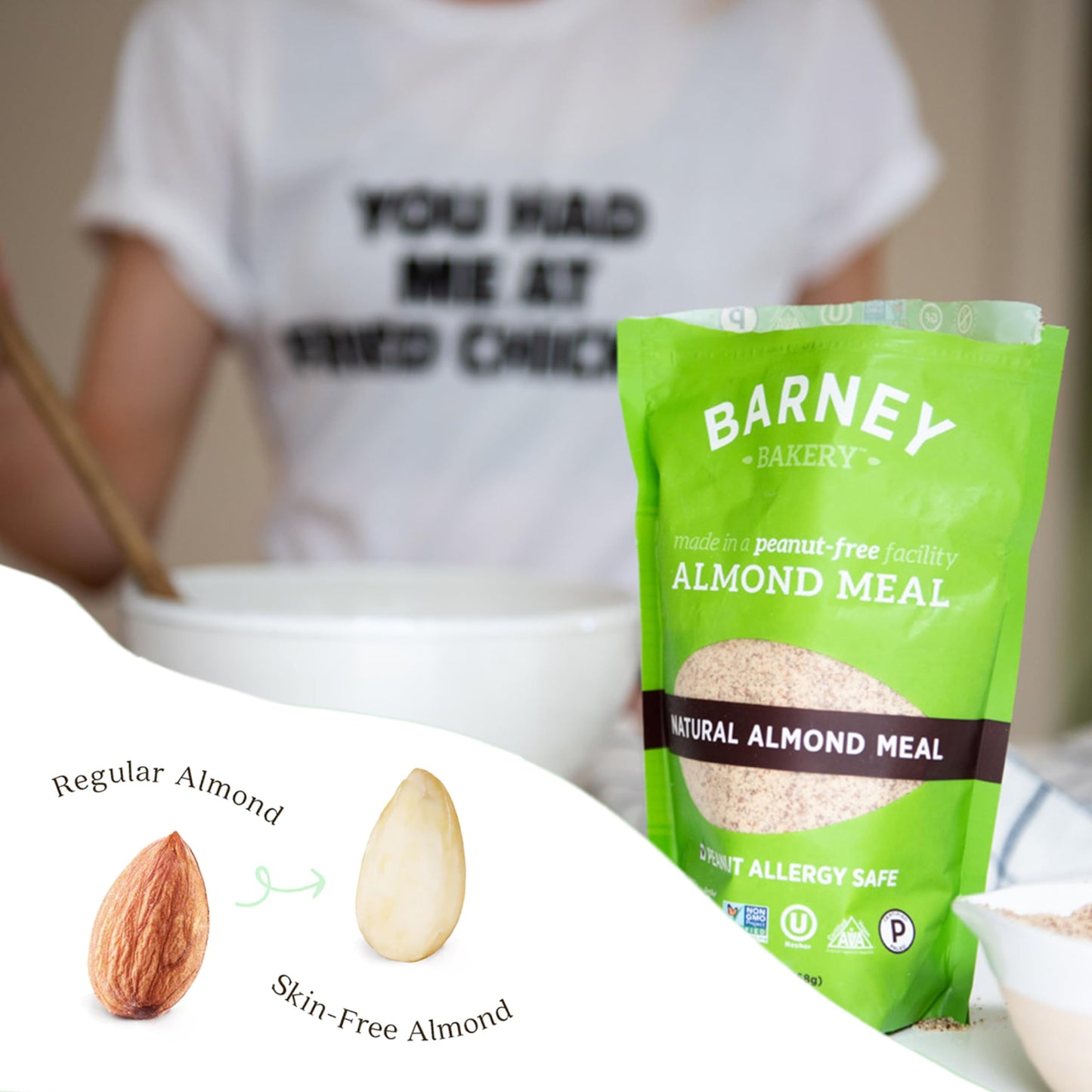 Barney Butter Almond Meal, Non-GMO, Gluten Free, Keto, Vegan, 13 Ounce, Natural Almond Meal