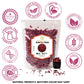 Cure wid Pure Dried Rose Petals, Edible Flowers for Cocktails & Baking, 7oz