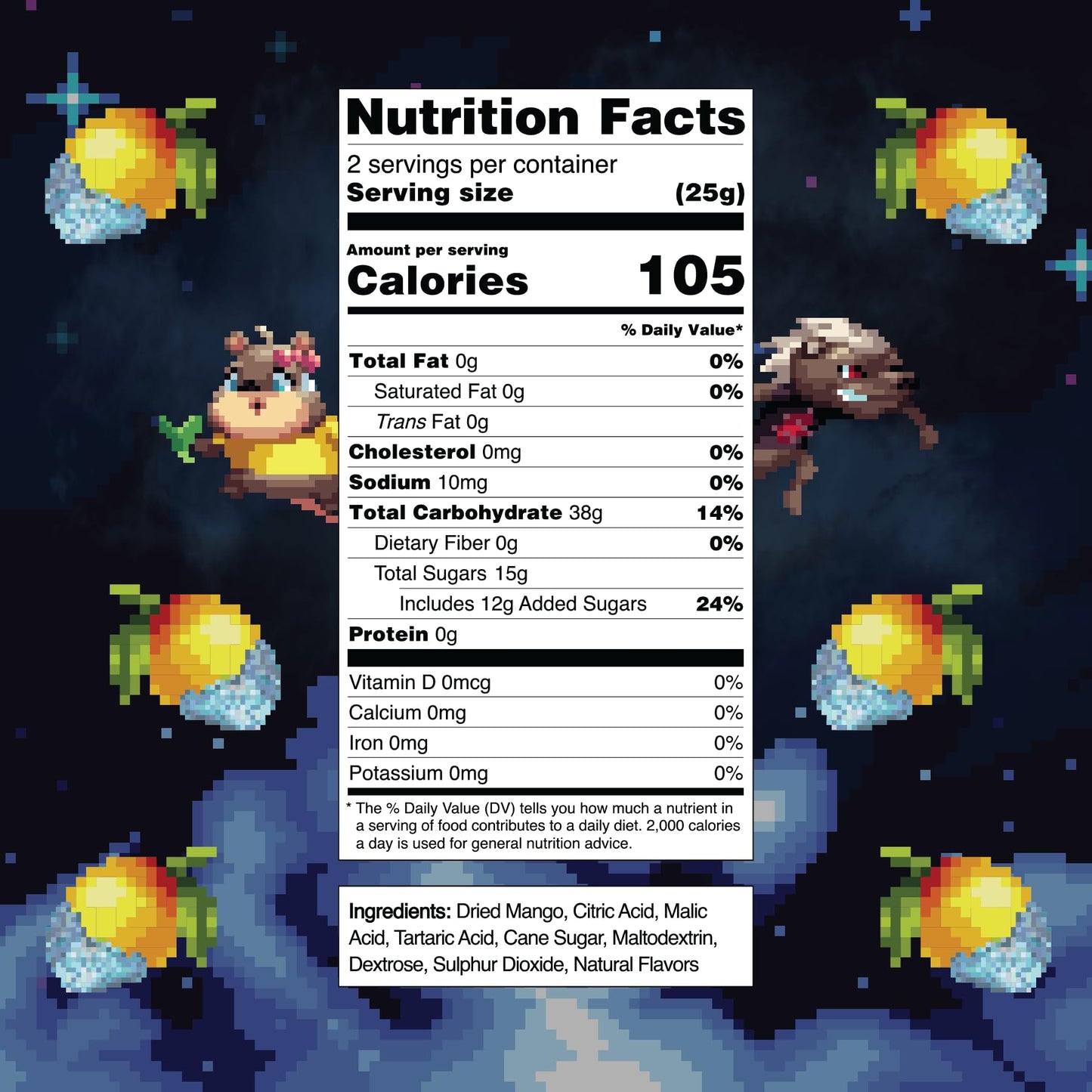 Final Boss Sour Candy, Fun Dip, Extreme Super Sour Blue Raspberry Powder With Real Candy-Tasting Dried Mangoes, (3.5 Ounces Bag)