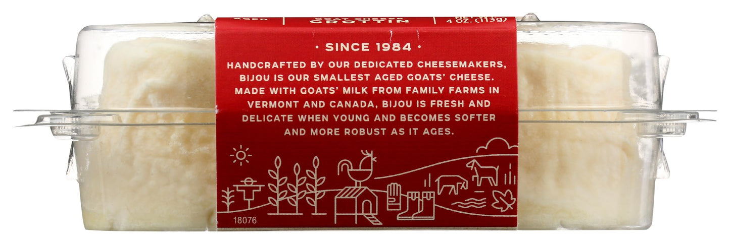 VERMONT CREAMERY Bijou Goat Cheese, 4 OZ