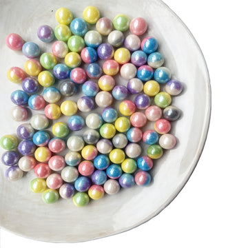 Edible Rainbow Pearl Sugar Sprinkles Candy Baking Edible Cake Decorations Cupcake Toppers Cookie Decorating Celebrations Wedding
