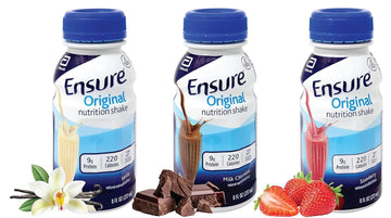 Generic Essential Assortment | Ensure Original Nutrition Shake | Meal Replacement Shake | Variety Pack of Vanilla, Chocolate, St
