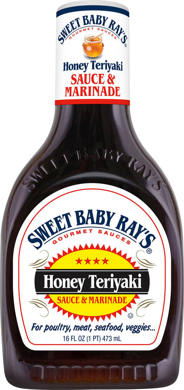Sweet Baby Ray'S Honey Teriyaki Sauce And Marinade 16 Fl Oz (Pack Of 2)