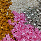Ephvodi Edible Stars For Cake Decorating Gold Star Sprinkles Edible Pink Gold Silver And White Stars For Baking Cupcake Toppers