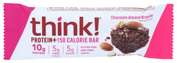 Think! Protein 150 Bar, Chocolate Almond Brownie, 1.41 Oz (126500)