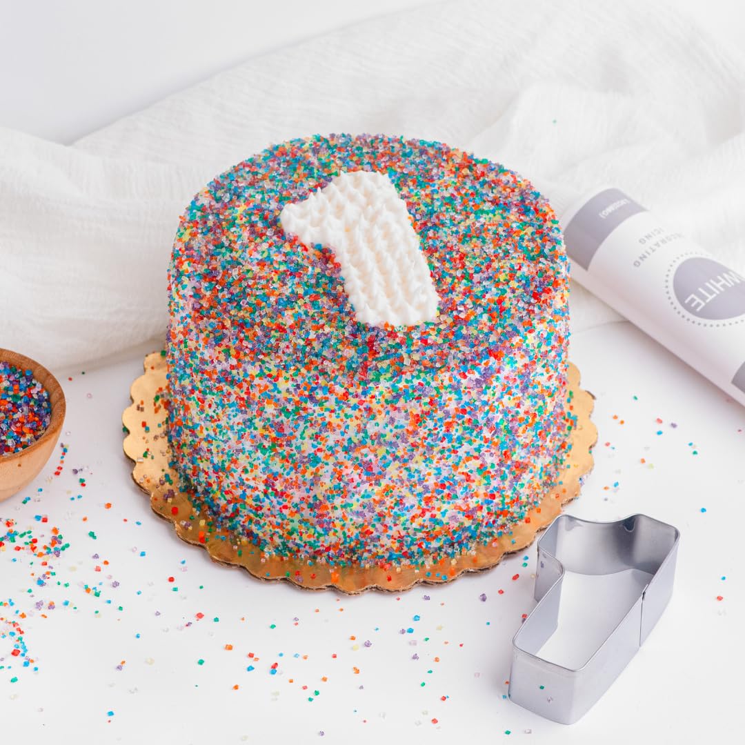 Sweets Indeed Birthday Smash Cake Kit, Cookie Cutter & Frosting, 6.63 oz, Sweetheart Color