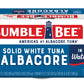Bumble Bee Solid White Albacore Tuna in Water, 3 oz Can (Pack of 3) - Wild Caught Tuna - 16g Protein per Serving, High in Omega-