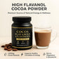 WHDEOW High Flavanol Cocoa Powder – Vegan, Non-GMO, Sugar-Free, 7.05oz – Supports Circulation & Energy