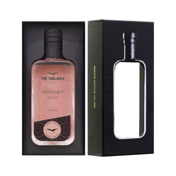 De Nigris Roseoro Sweet Red Wine Vinegar 8.5 Fl Oz (250ml) with Balsamic Vinegar from Modena, Aged Condiment