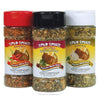 Spud Spikes Gourmet Everyday Seasonings and Rubs Pack. Pepper, Original, and Garlic Blends.