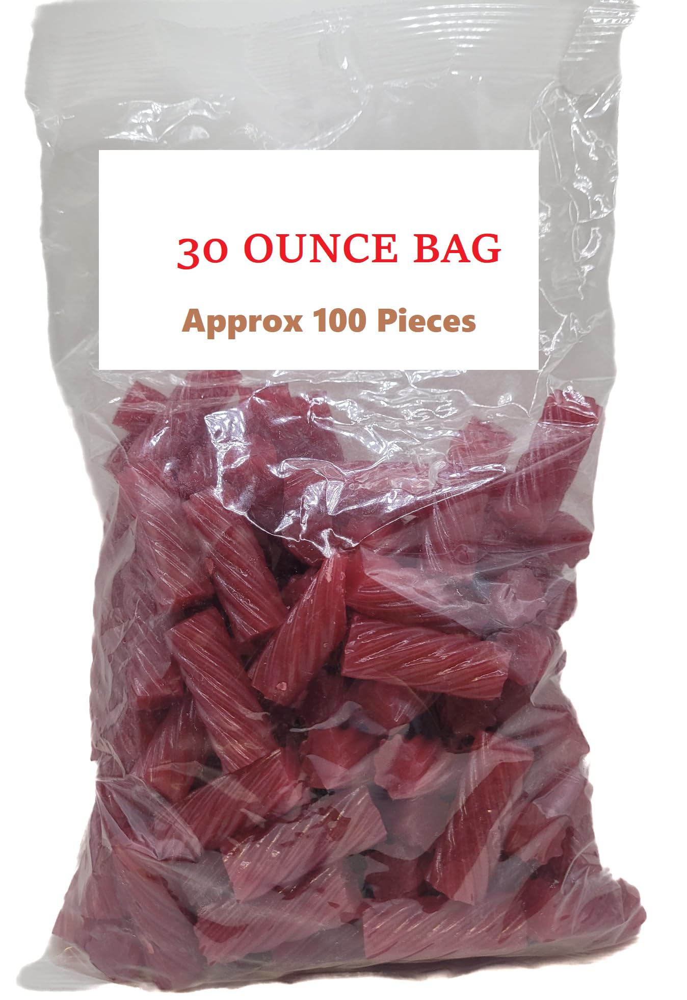 Tundras Darrell Lea Australian Licorice, Strawberry Flavor, 30oz Soft & Chewy Candy, Non-GMO, No Palm Oil, No High Fructose Corn Syrup