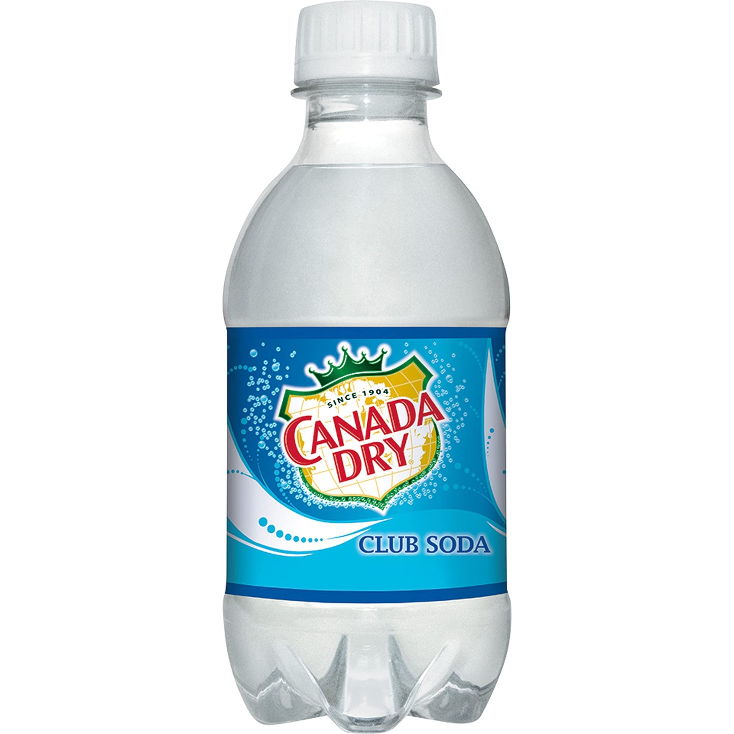 Canada Dry Club Soda, 10 Fl Oz Plastic Bottles, 6 Pack