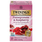 Twinings Pomegranate & Raspberry Herbal Tea, 20 Count (Pack of 6), Naturally Caffeine-Free, Individually Wrapped Bags