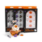 Milovin Edible Halloween Cake Decorations, Pumpkin Cupcake Toppers, 4.3x2.36 inches, Halloween Color