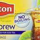 Lipton Cold Brew Family Iced Tea Bags Black tea 22 ct (Pack of 2)