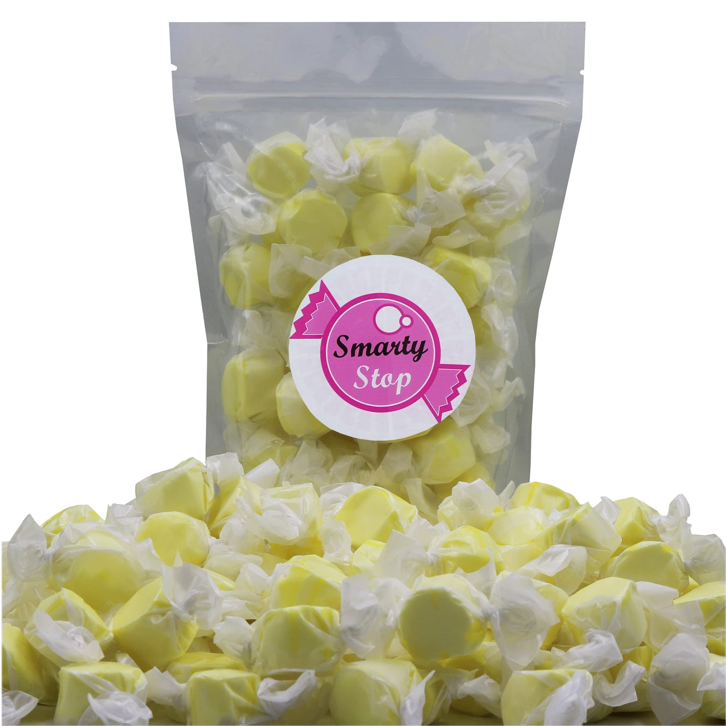 Gourmet Soft and chewy Salt Water Taffy Candies - Individually Wrapped - Bulk bags (Buttered Popcorn, 5 Pound (Pack of 1))