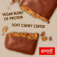 Good! Snacks Vegan Cookie Dough Protein Bar | Gluten-Free, Plant Based, Low Sugar, Kosher, Soy Free, Non Gmo | 15G Protein (12 B