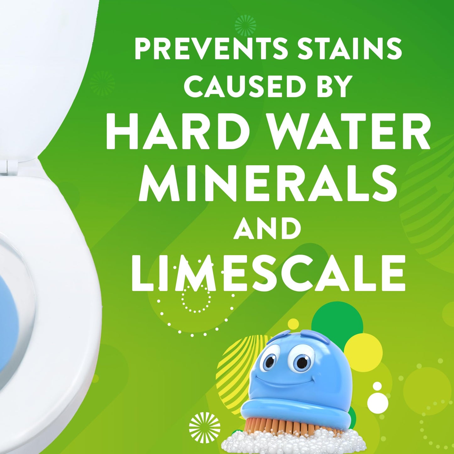 Scrubbing Bubbles Continuous Clean Drop-Ins Toilet Cleaner Tablet, Repels Tough Hard Water And Limescale Stains, Blue Discs, 423
