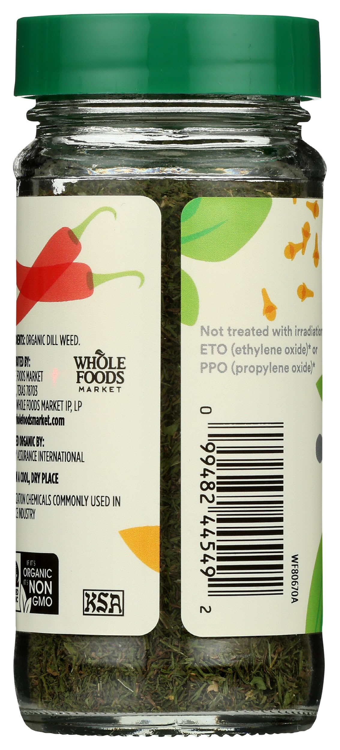 365 by Whole Foods Market  Organic Dill   0.46 oz