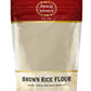Spicy World Brown Rice Flour, Fine Ground, 5 LB Bulk, Resealable Bag, All-Natural, Rich in Fiber