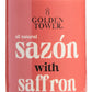 Golden Tower Sazon with Saffron - Saz  n Seasoning, All Natural ingredients, Non-GMO, No-MSG, Gluten Free, Vegan, 5oz Pack