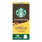 Starbucks Vanilla Flavored Coffee Pods, Original Line, 50-count, 10 Count (Pack of 5)