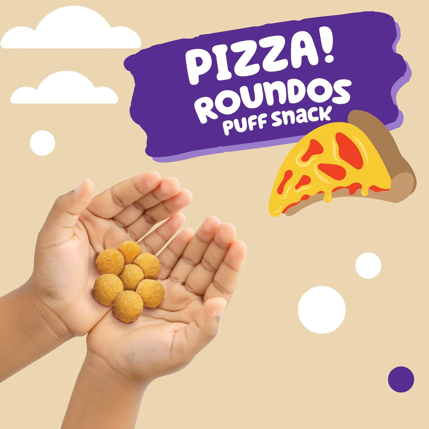 Get'Ems! From Gerber, Snacks For Kids, Pizza Roundos Puffs, Made With Whole Grain Quinoa, Calcium To Support Strong Bones - 5 Pa