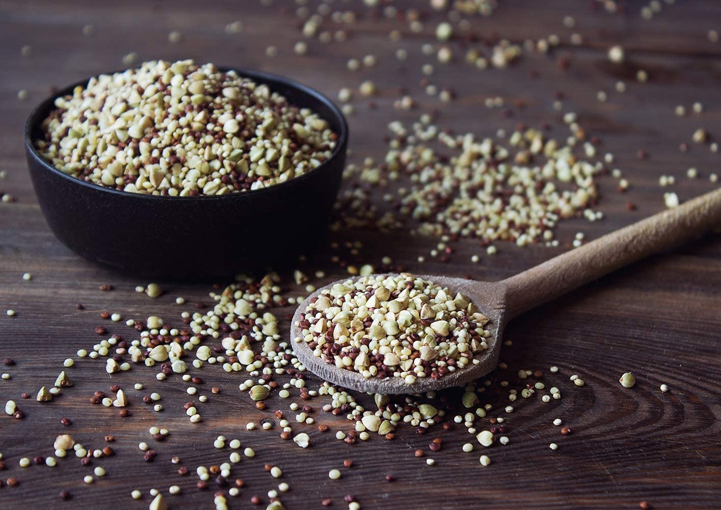 Food To Live Organic Super Grains Blend, 20 Pounds - A Mix Of Millet, Buckwheat, Red And White Quinoa. Non-Gmo, Non-Irradiated,