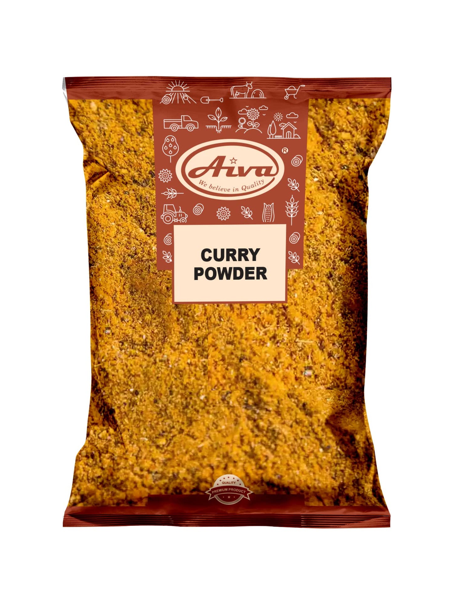 AIVA Curry Powder Natural Ingredients | Vegan | No Colors | 10-Spice Blend (200gm)