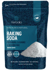 Herbaila Baking Soda Bulk 2Lbs, Food Grade Baking Soda For Baking, Cleaning, Deodorizing And Household Usage, Baking Soda For Pool Cleansing, Gluten Free, No Fillers, Made In The Usa