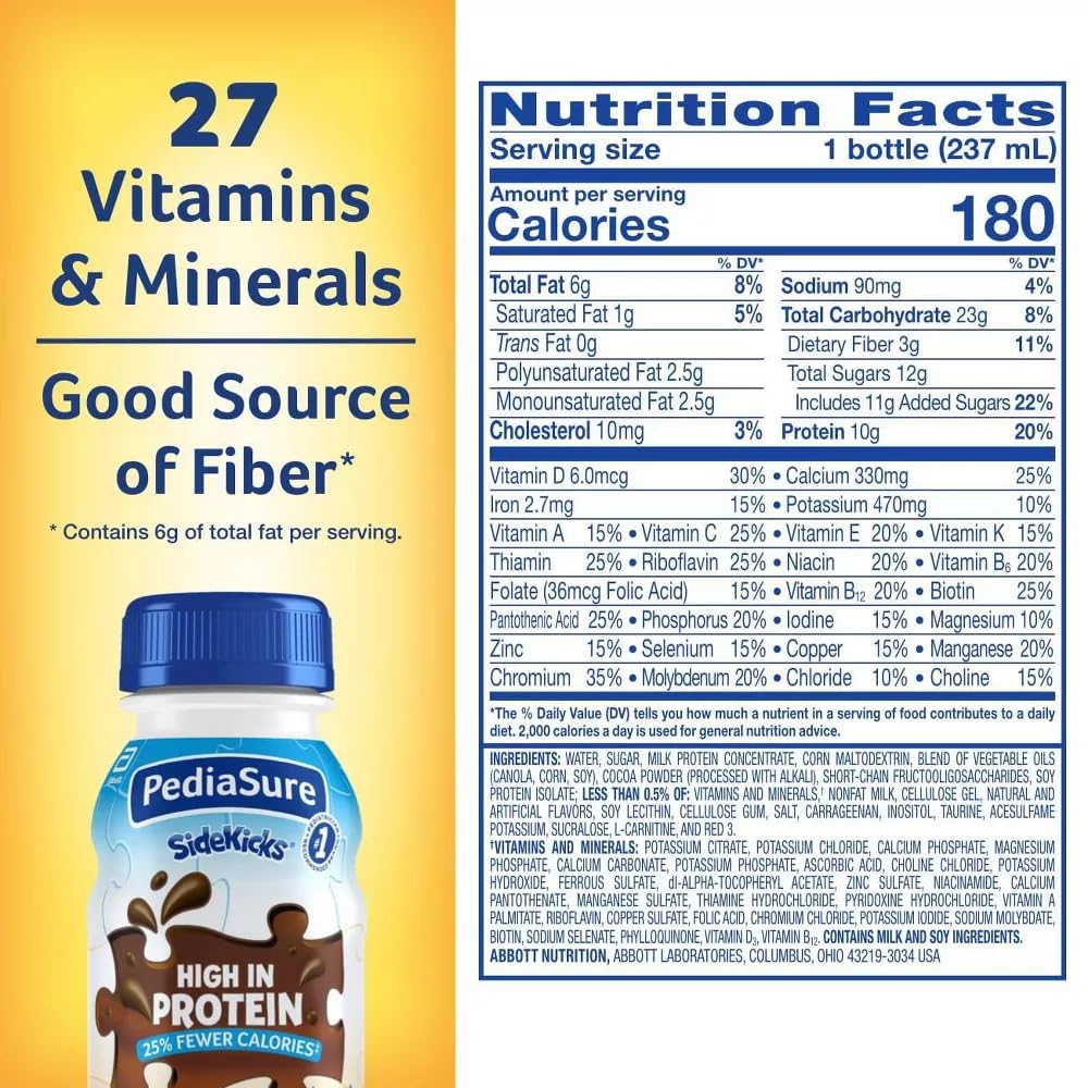 Pediasure Sidekicks High Protein Chocolate (Pack Of 2)