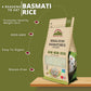 Himalayan Chef Basmati Rice,Extra Long Grain Rice Fluffy Quick Cooking Aromatic - 10 Lbs.(Packaging May Vary)
