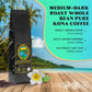 Kona Gold spirit-inspired flavor Co. Hawaiian Kona Coffee Whole Bean - Medium/Dark Roast Extra Fancy - 16 oz