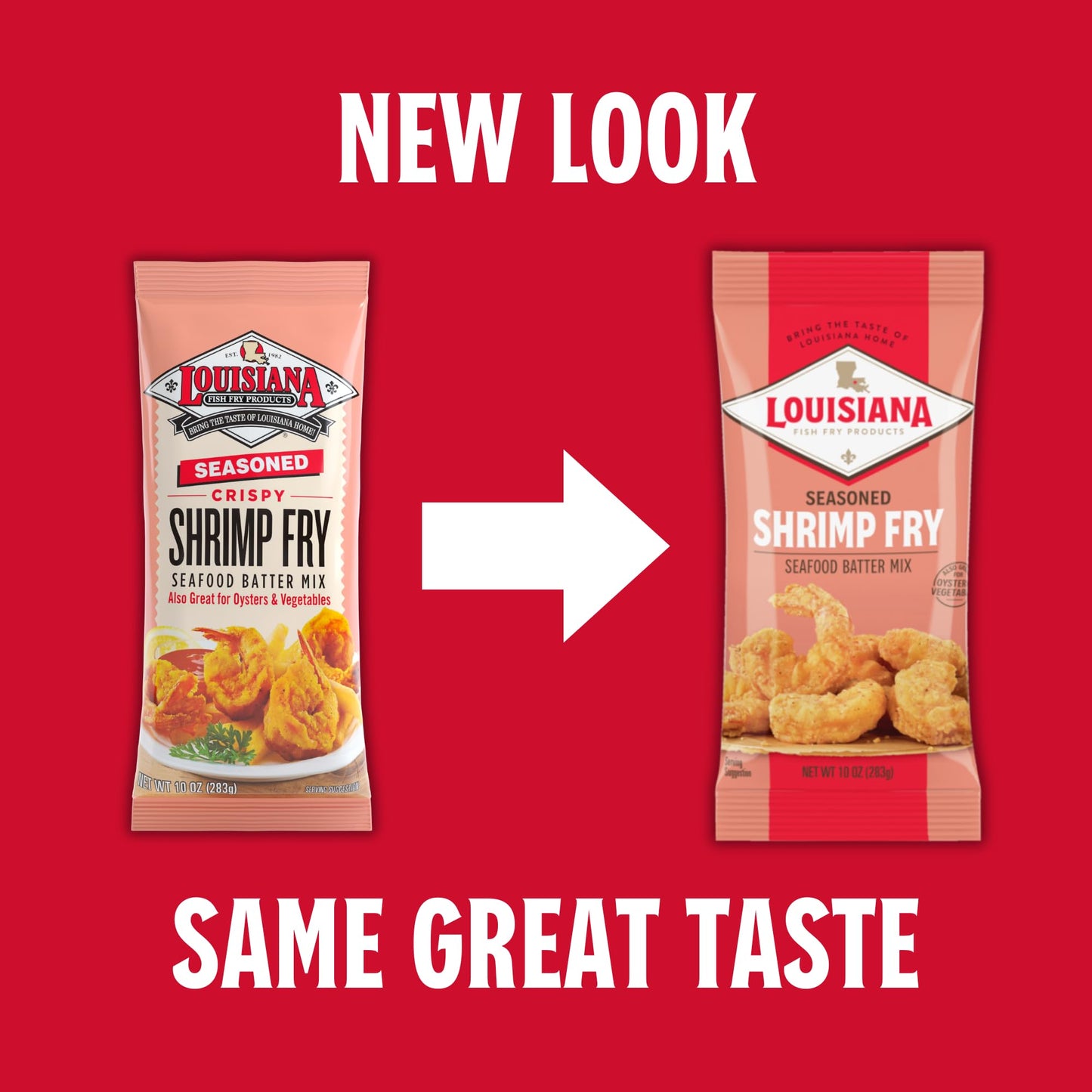 Louisiana Fish Fry Products Shrimp Fry, 10 Oz, Pack of 12