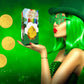 Fruidles St. Patrick'S Day Chocolate Coins Lucky Gold Coins Foils, Belgian Milk Chocolate Coins Bag Nut-Free (200-Pack)