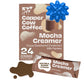 Copper Cow Coffee Sweetened Mocha Milk Creamer Singles (24 pack) | Vietnamese Inspired Coffee Creamer  All Natural Creamer Packets for Pour Overs & Lattes | No Refrigeration Needed  Travel Friendly