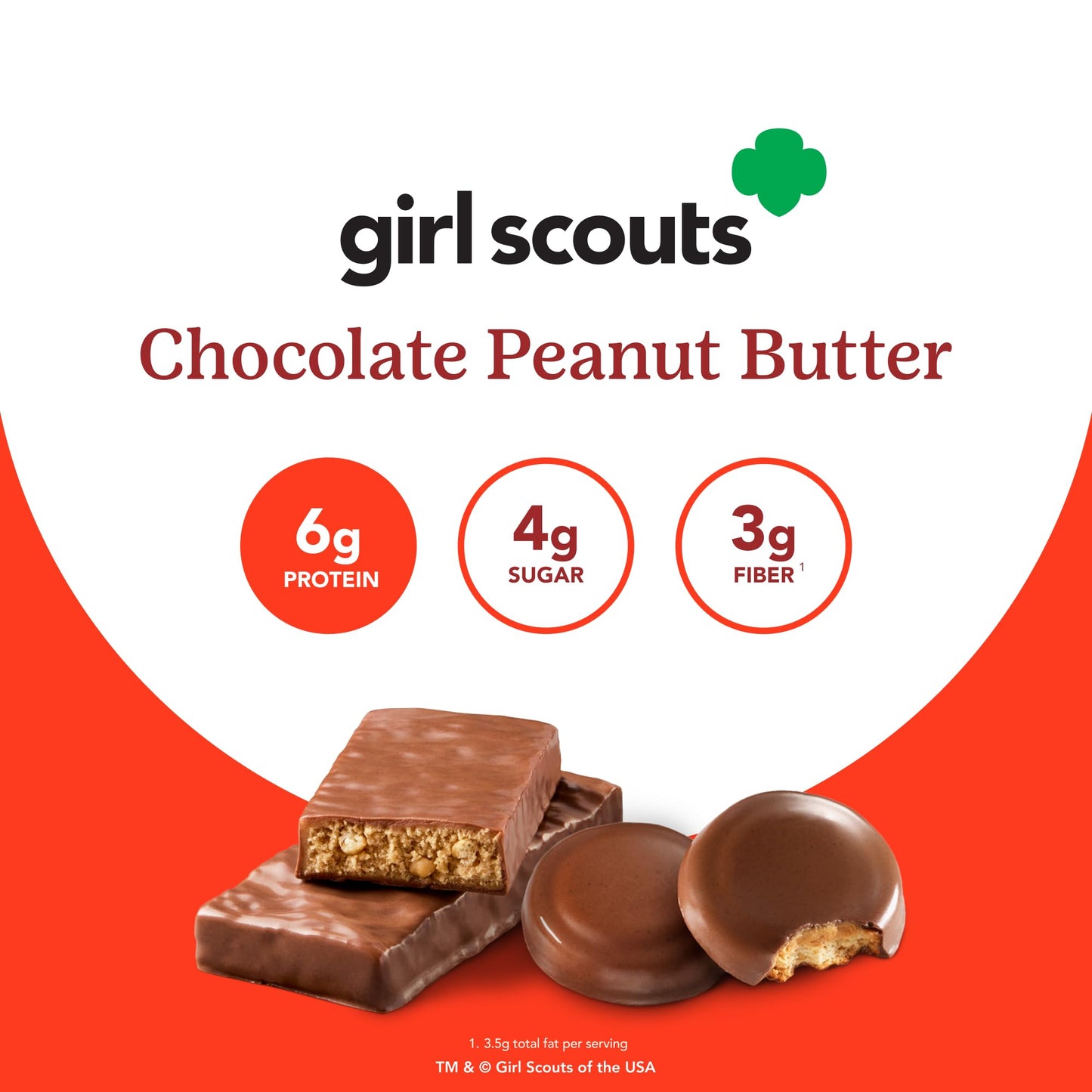 Think! Minis Protein Snack Bars, Gluten Free, Girl Scouts Chocolate Peanut Butter, 15 Count
