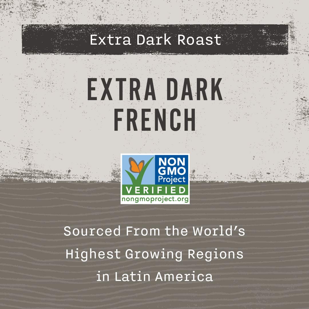 Allegro Coffee Extra Dark French Roast Ground Coffee, 12 oz (Pack of 3)