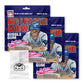 Big League Chew- Big Rally Blue Raspberry Flavored Shredded Bubble Gum- 3 Pack- 2.12Oz Each Plus Rus Candy Company Pocket Bag Bu