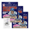 Big League Chew- Big Rally Blue Raspberry Flavored Shredded Bubble Gum- 3 Pack- 2.12Oz Each Plus Rus Candy Company Pocket Bag Bu