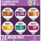 MAUDS Sampler Variety Pack Coffee Pods, Medium Roast, 24 Count, 100% Arabica Beans, Compatible with Keurig K Cups