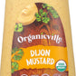 Organicville Dijon Mustard - Mustard Dijon Organic, Dijion Mustard, Vegan, Gluten Free, Paleo, Whole 30, USDA Organic, Non-GMO, 