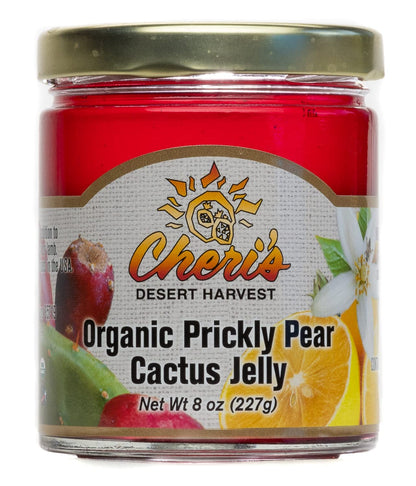 CHERIS DESERT HARVEST Organic Prickly Pear Cactus Jelly, 8 Ounce