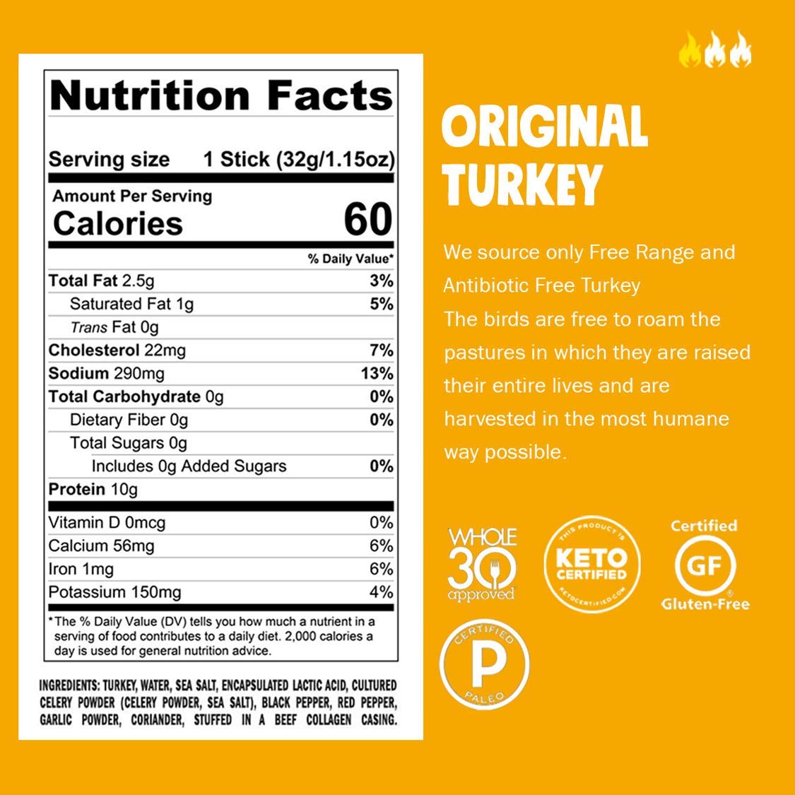 Chomps Variety Trial Pack  Grass Fed and Free Range Beef & Turkey Sticks  8 Flavor Pack - Keto  Paleo  Whole30
