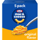 Kraft Original Mac N Cheese Macaroni And Cheese Dinner, 5 Ct Pack, 7.25 Oz Boxes