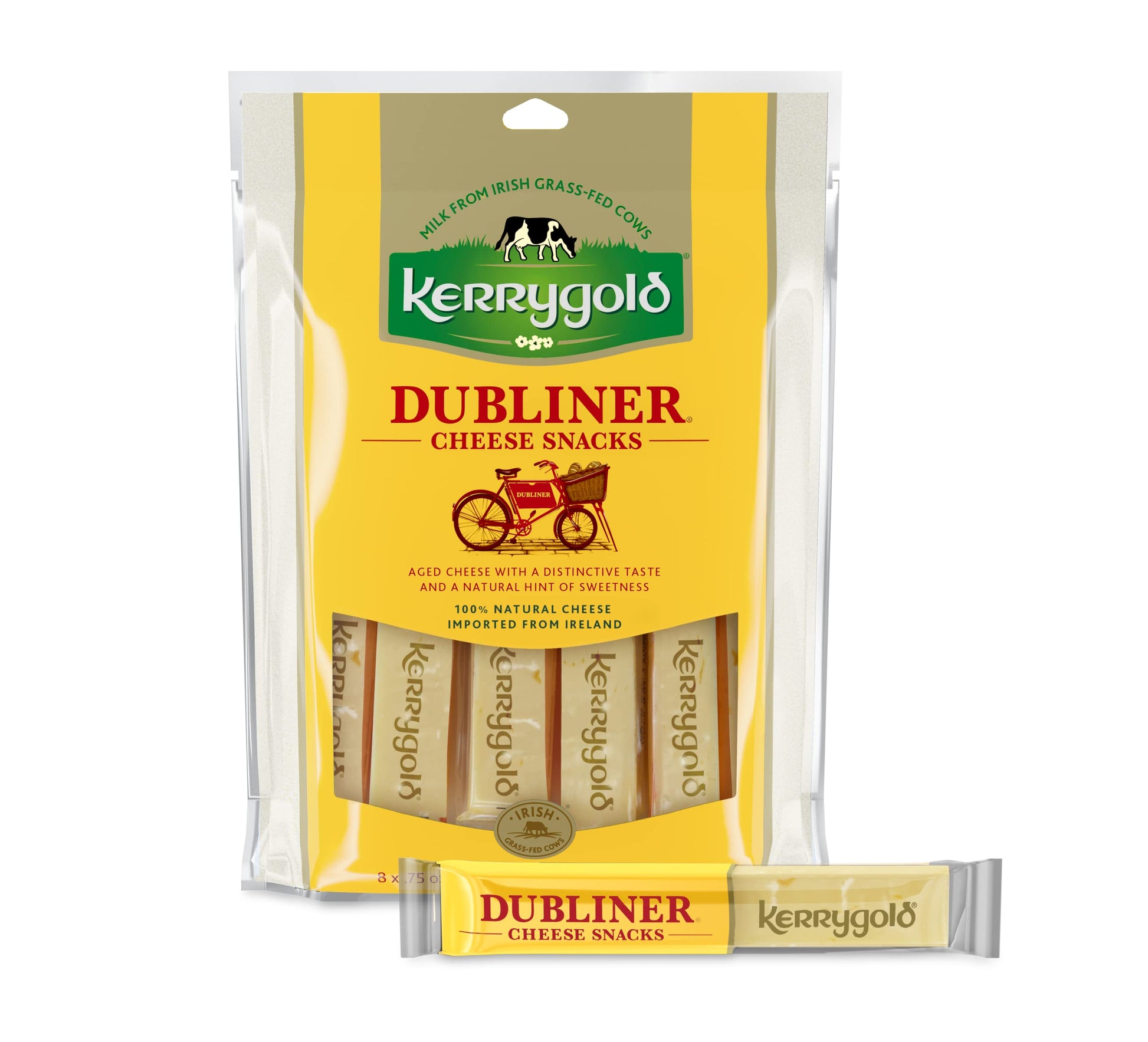 Kerrygold Grass-fed Dubliner Irish Cheese Sticks, 6 OZ