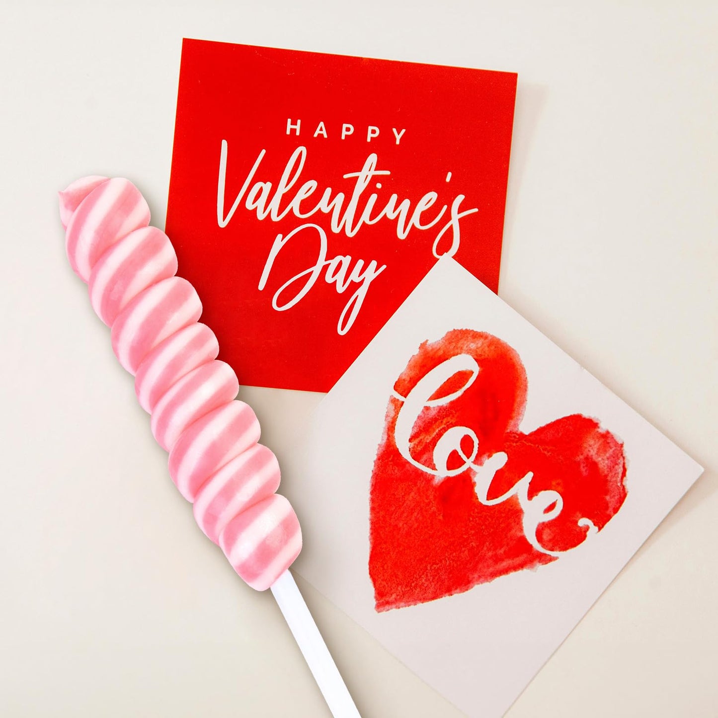 Pink Twisty Lollipops Individually Wrapped Bulk - Valentines Candy Valentine Lollipops Candy - Kid s Whirley Lollipop for Decor