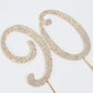 Hatcher lee 90th Birthday Cake Topper - Bling Crystal Gold - Metal - Model HCL-034