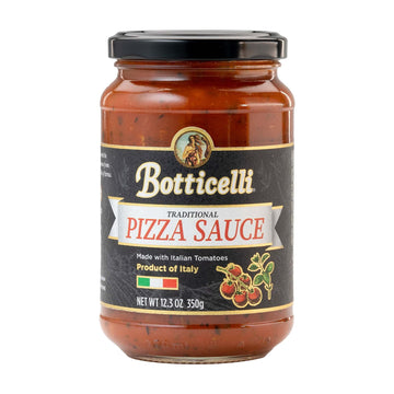 Botticelli Enhanced Italian Pizza Sauce For Authentic Italian Taste - (Pack Of 2) - Whole30 Approved - Made In Italy, Low Carb, Low Sugar, Keto-Friendly Enhanced Italian Pizza Sauce - 12.3Oz